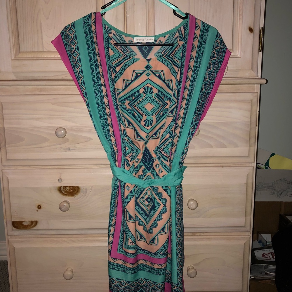 Tribal Pattern Spring Dress - Picture 2 of 2